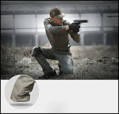 2026 City Tactical Cargo Pants Men Hiking   Hunting Pants Cotton Multi-pocket Stretch Flexible Man Casual Trousers
