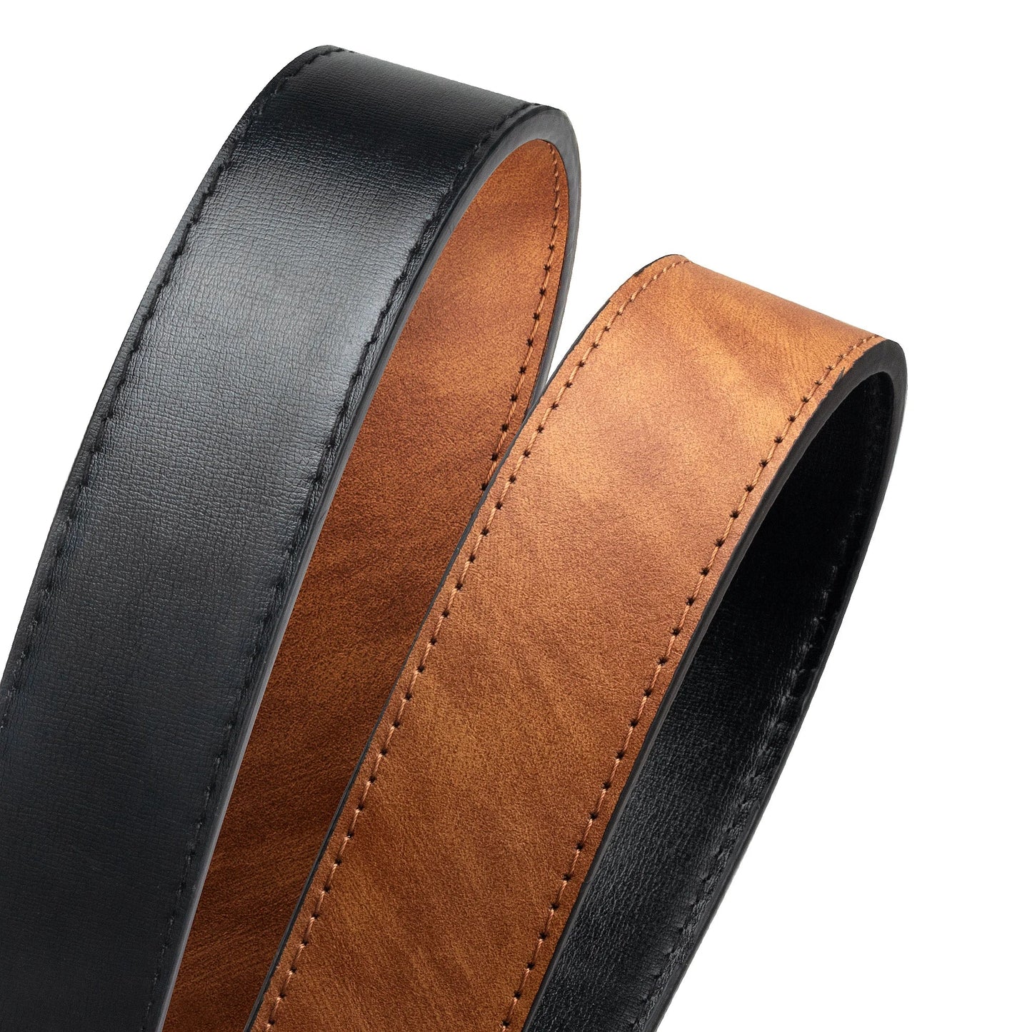 Reversible Leather Belts for Men Brown Leather Belts For Trousers Boss Belts Men's Designer Waist Belt Coffee