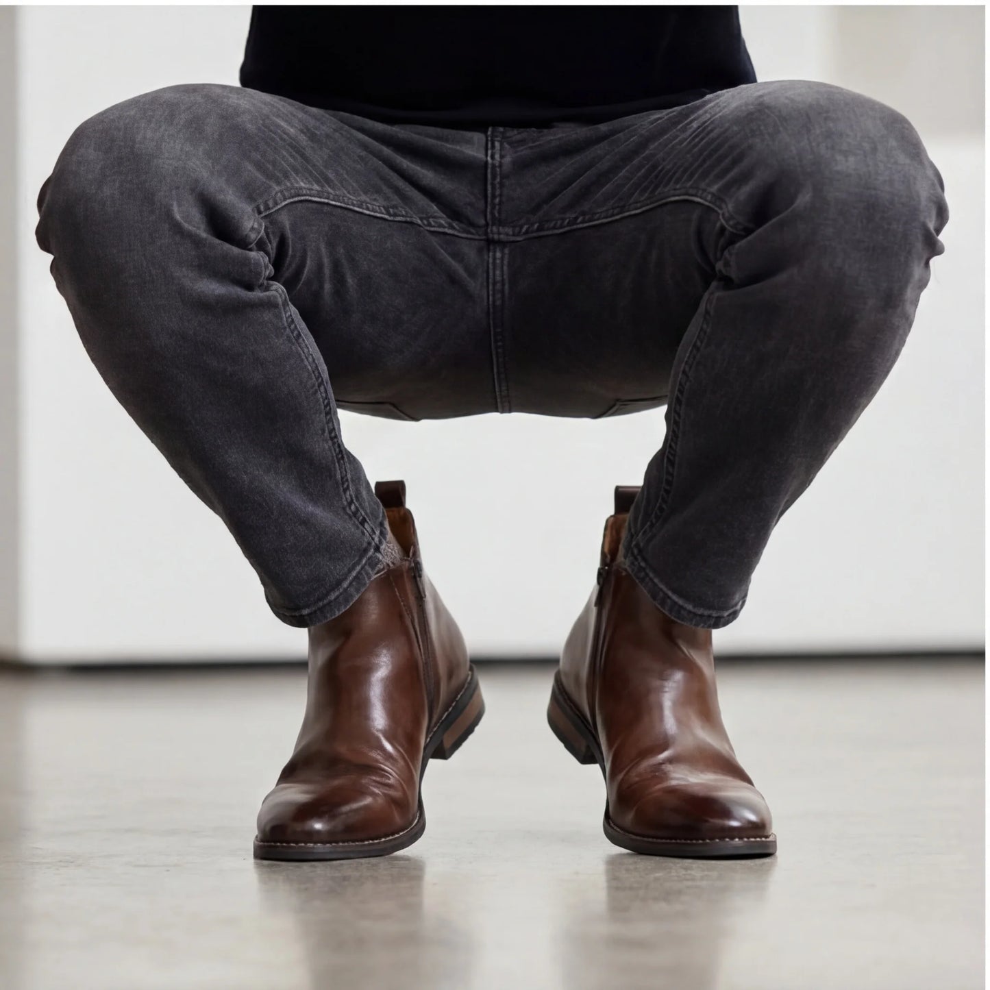 Chelsea Men Boots Fashion Brand Comfortable Leather Ankle Boots