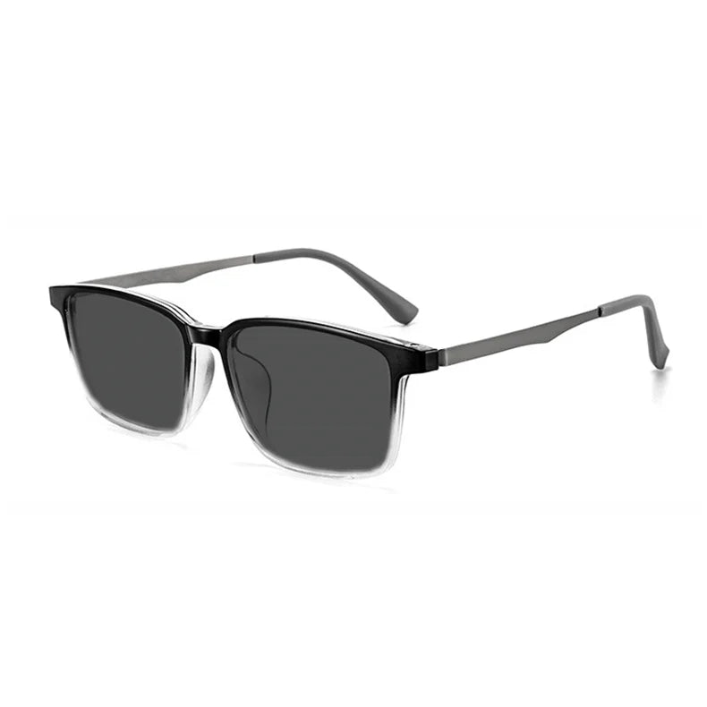 High Quality Square Frame TR90 Pure Titanium Myopia Sunglasses for Men Woman UV400 Sunshade Driving Fishing Sunglasses