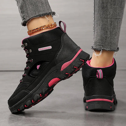Women Boots Waterproof Outdoor Hiking Boots Women's Safety Work Shoes Walking Sneakers Non Slip Ankle Boots Botas De Mujeres New