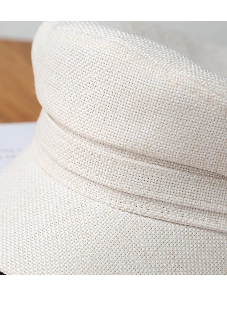 Octagonal Hats Women Beret Girls Octagonal Flat Cap Cotton Navy Hats for Women Stylish Artist Painter Newsboy Hats Army Cap