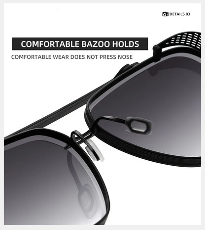 Steampunk Vintage Sunglasses For Men Luxury Punk Sunglasses Women  Retro Square Sonnenbrille Fashion Glasses Gafas De Sol Lentes