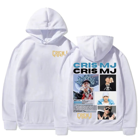 Rapper CRIS MJ Album Tour 2025 Graphic Hoodies Men's Women Fashion Hip Hop Streetwear Sweatshirts High Quality Bodywarmer Hoodie