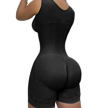 Female Colombian Fajas Straps High Compression Belly Control Whole Body Slimming Shaperwear