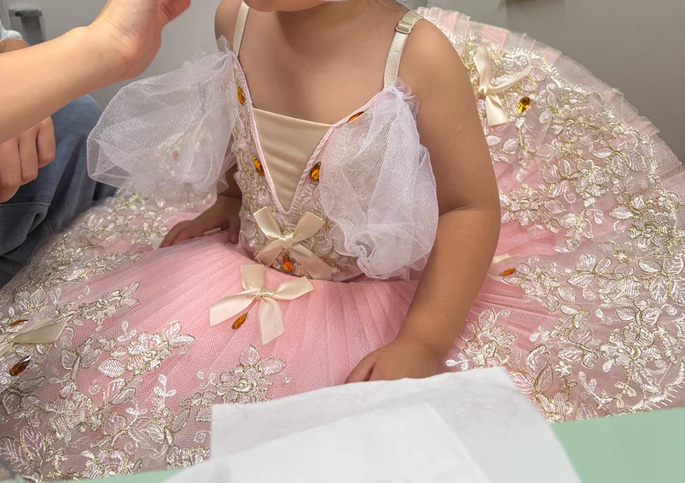 Summer Kids Ballet Dress Girls Children Clothes Princess Dress Women Ballet Tutu Dance Costumes Mother Daughter Outfit Vestido