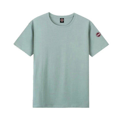 Europe Summer High Quality Tops 100%Cotton Men Women T-shirt Embroidery Logo Couple Casual Loose O-Neck Short Sleeve Tees