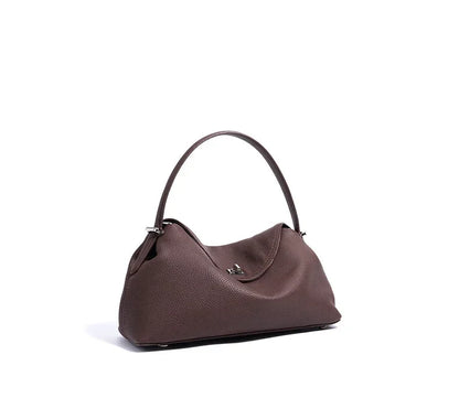 Genuine Grade Cow Leather Fashion Women's Black Handbag Luxury Deisgner Cowhide Shoulder Crossbody Female Bag Beige Coffe Brown