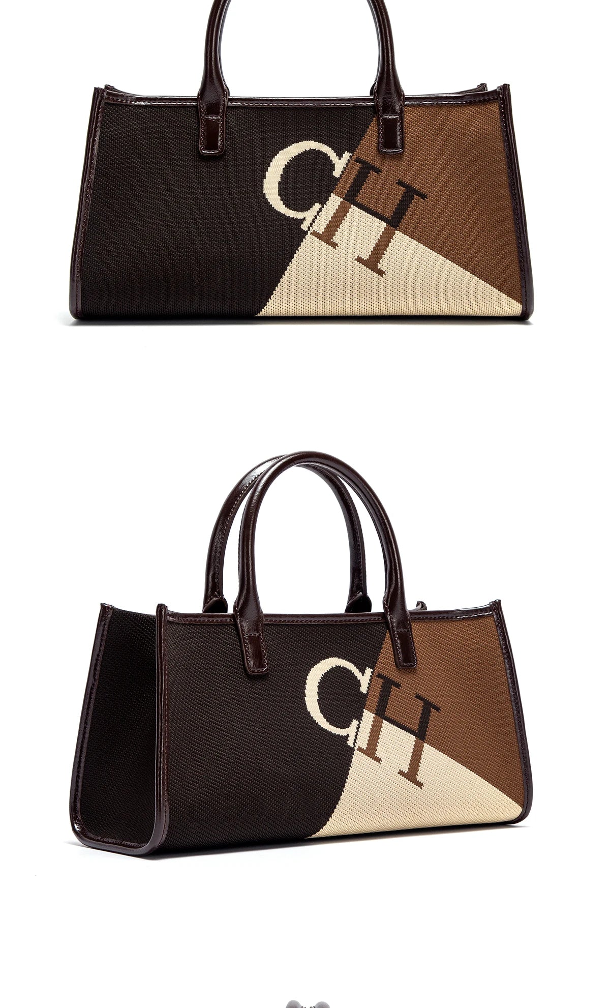 Large Capacity 2025 Women's Handbag Fashion Classic Color Blocked Business Commuter Retro Women's New Handbag
