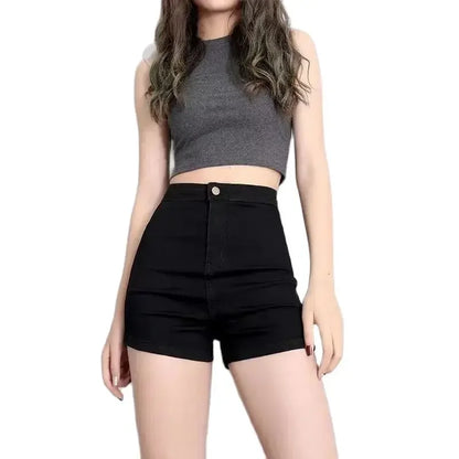 2024 New Running Shorts High Waist Denim Shorts Women Summer Korean Fashion Loose Jeans Sexy Wide-leg Pants Stylish Denim Short