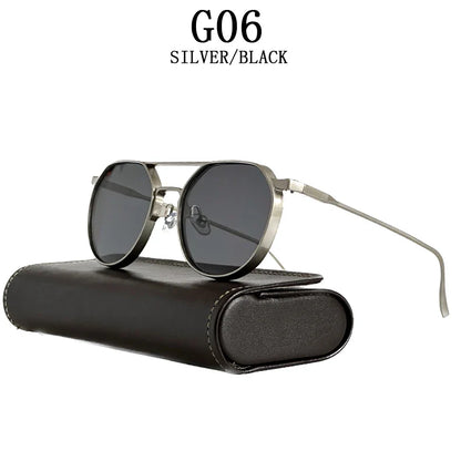 Heavy Metal Sunglasses For Men Round Steampunk Sunglasses Women Trendy Luxe Punk Fashion Glasses Gafas De Sol Hombre Zonnebril
