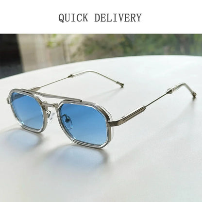 2026 Square Sunglass Men Vintage Fashion Glasses Steampunk Sunglasses Women Trendy Gafas De Sol Hombre Luxe Lunette Soleil Femme