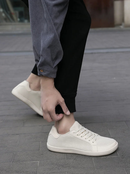 Wide Toe Casual Shoes for Men and Women Barefoot Soft Sole Flats Non Slip Walking Footwear Plus Size Comfortable