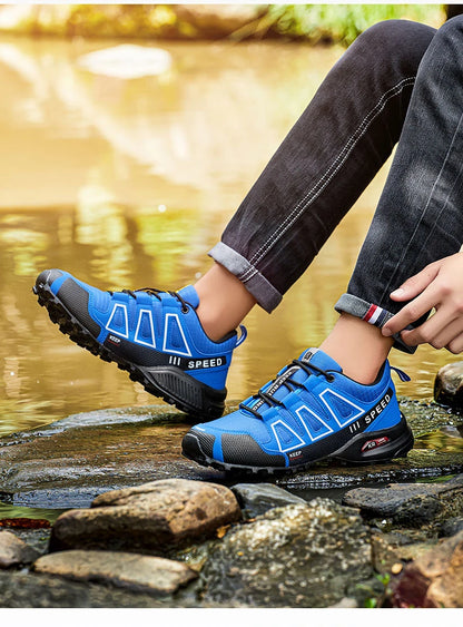 New Men's Boots Outdoor Hiking Sports Boots Men's Lightweight Comfortable And Breathable Casual Sports Shoes Size 39-47 Men's