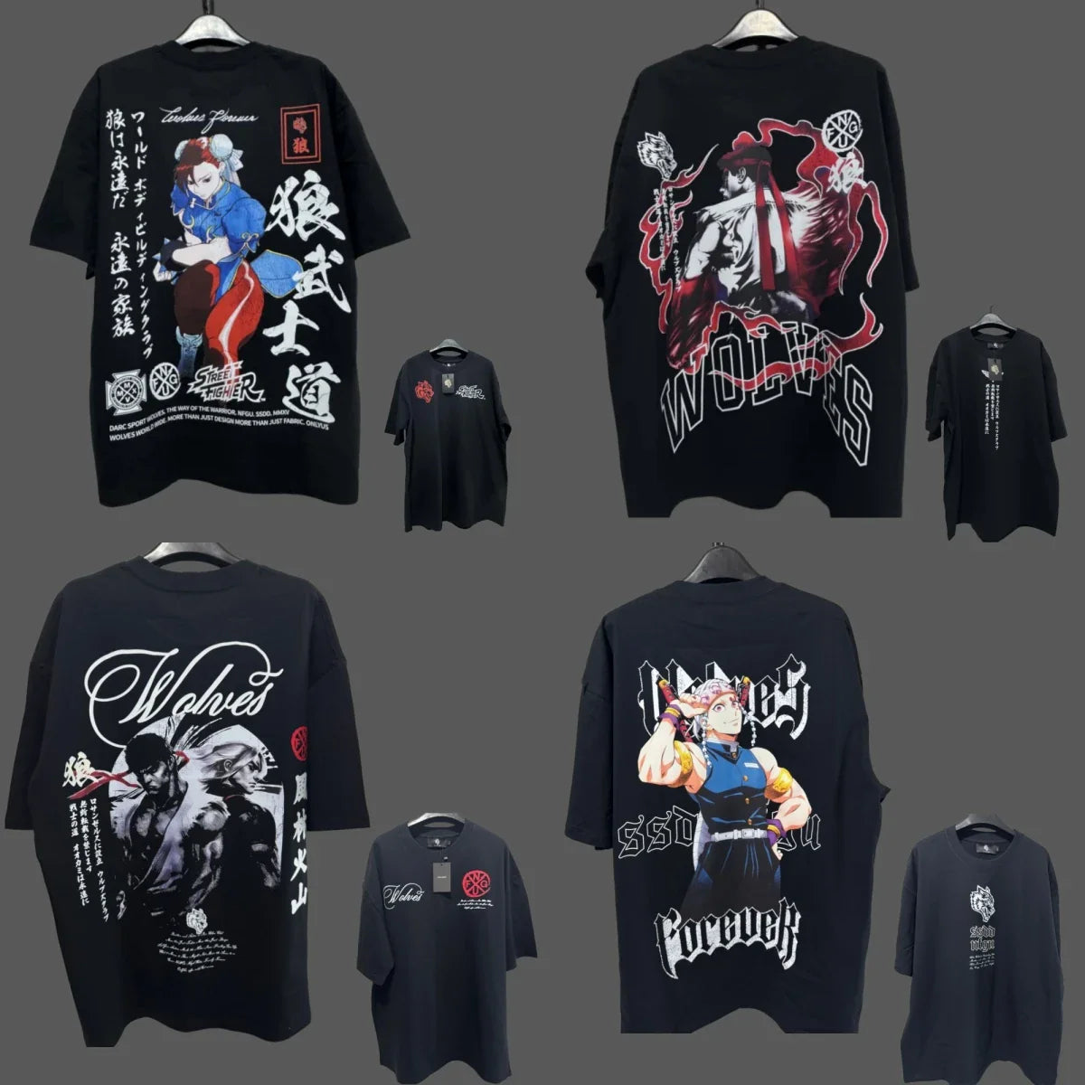 JAPAN BUSHIDO Anime Printed Men T-shirt City Fitness Training Sportswear Loose Casual Crewneck Men's T Shirts Couples Cotton Tee