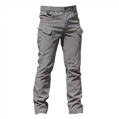 Men's Waterproof Tactical Pants Military Camouflage Combat Hiking Pants Outdoor Casual Multi Pocket Waterproof Work Pants