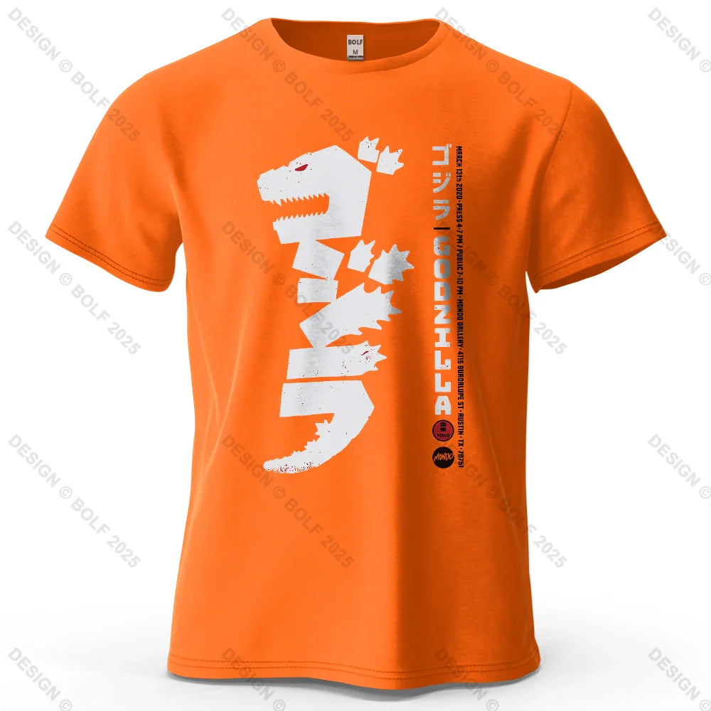 Japan Printed Men's T-Shirt 100% Cotton Oversized Harajuku Style Graphic Tees for Women Tops Tees Casual Streetwear