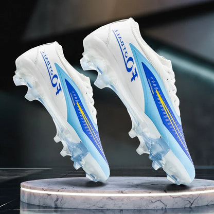New Men Football Boots Ankle Professional Non-Slip TF/FG Soccer Shoes Boys Sneakers Match Comfortable Sports Shoes Unisex
