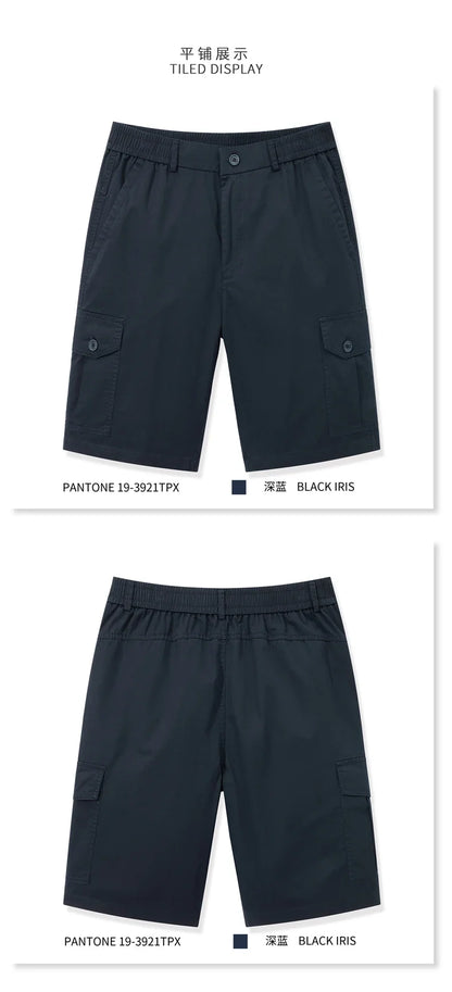 Summer New Arrival Men Cargo Shorts Male Pure Cotton Loose Multi Pocket Five Points Pants Men Outdoor Versatile Casual Shorts