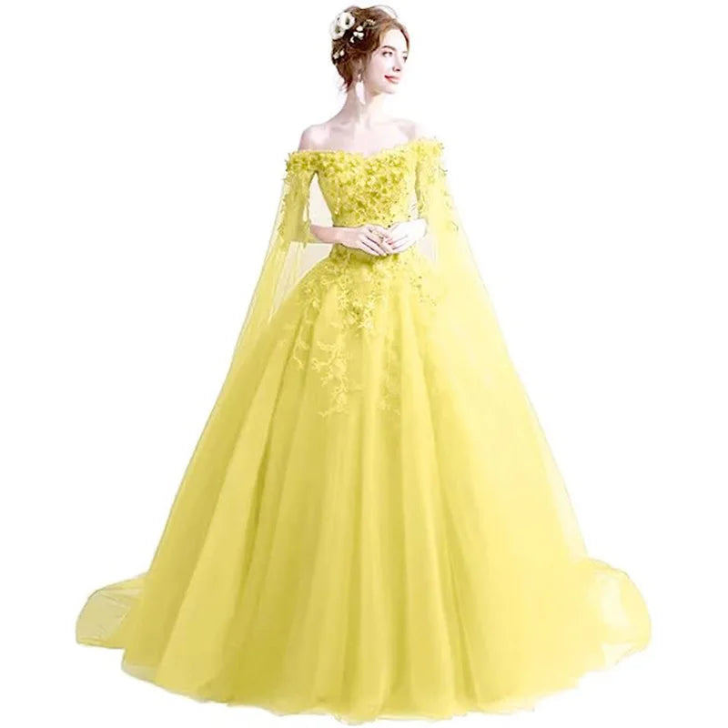 Customized New Ball Gown Quinceanera Dresses Tulle Appliques Prom Birthday Party Gowns Formal Occasion Vestido De Noche