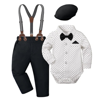 Baby Boy Clothes Christening Outfit Infant Baptism Easter Dedication White Suits Toddler Wedding Birthday Party Gift Set