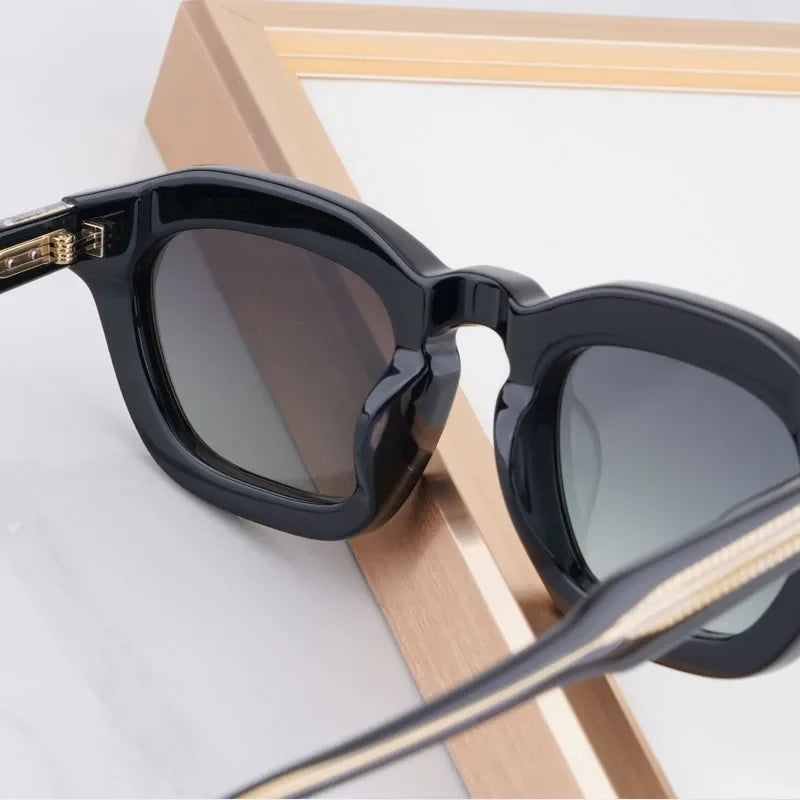 New Arrivals Square Handmade Sunglasses Thick Acetate Luxury Brand Design High Street A+Quality UV400 Outdoor VENENO with Case