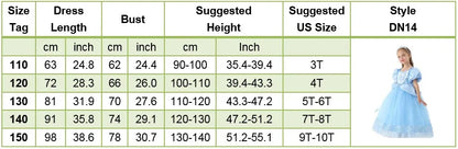 Kids Cinderella Costume Princess Dress for Girls Children Rapunzel Snow White Belle Jasmine Elsa Aurora Cosplay Carnival Dresses