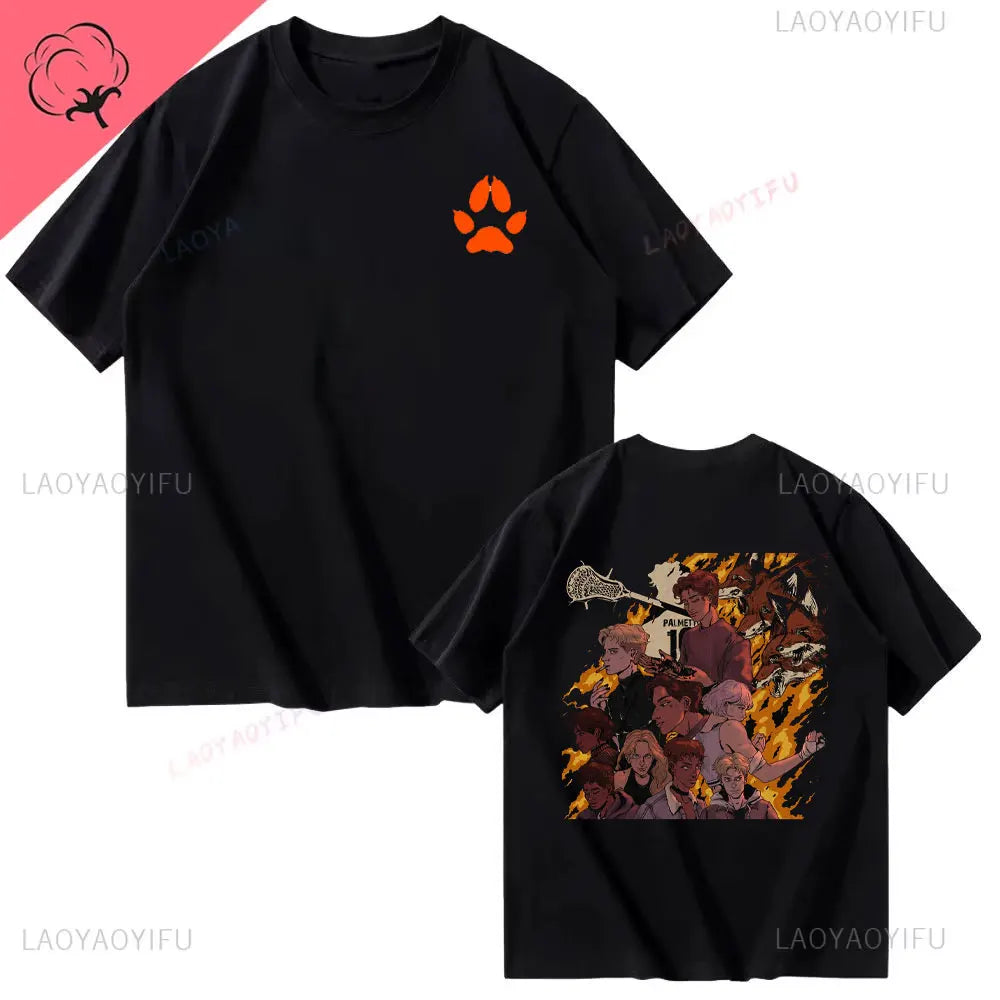 All for The Game Palmetto State Foxes Andrew Minyard Cotton High Quality EU Size Tops Men T-Shirt Y2k Unisex Harajuku Clothing
