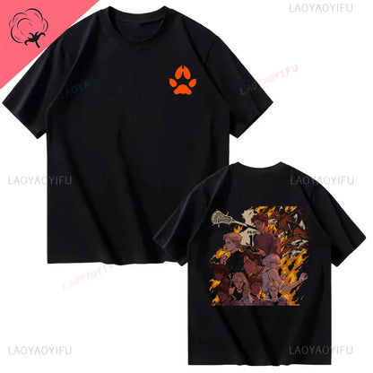 All for The Game Palmetto State Foxes Andrew Minyard Cotton High Quality EU Size Tops Men T-Shirt Y2k Unisex Harajuku Clothing