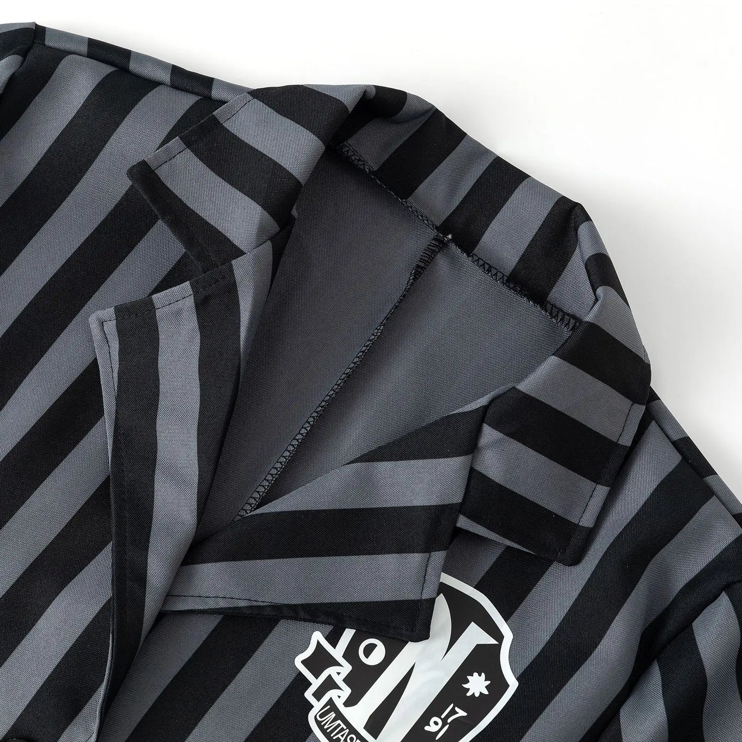Girls Costumes Kids Black Striped Uniform Suit Birthday Party Halloween Cosplay Dresses For Kids