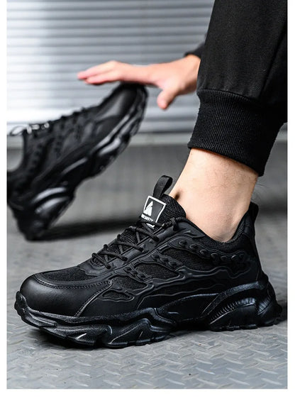 summer breathable safety shoes lightweight work shoes for men women working boots with plastic toe insulation 6KV work sneakers