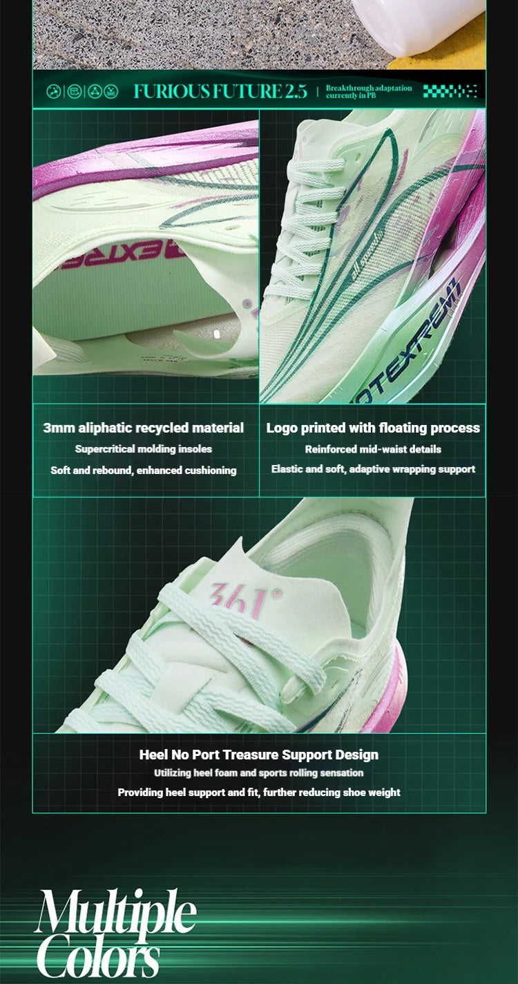Future 2.5 Running Shoes Marathon Plate Racing Carbon Breathable Durable Cushioned Stable Sneakers 672612228