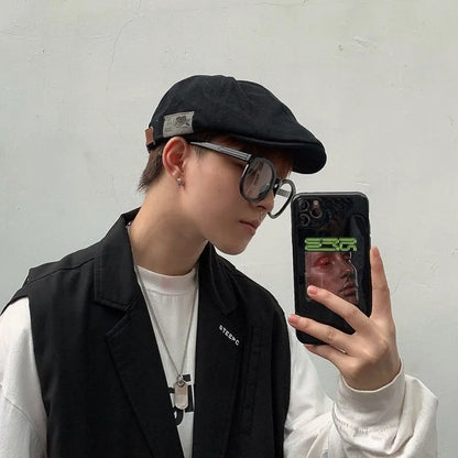 Retro Cotton Peaky Blinders Caps Men Woman Hats Berets British Western Style Ivy Cap Classic Winter Vintage Linen Beret Flat Cap