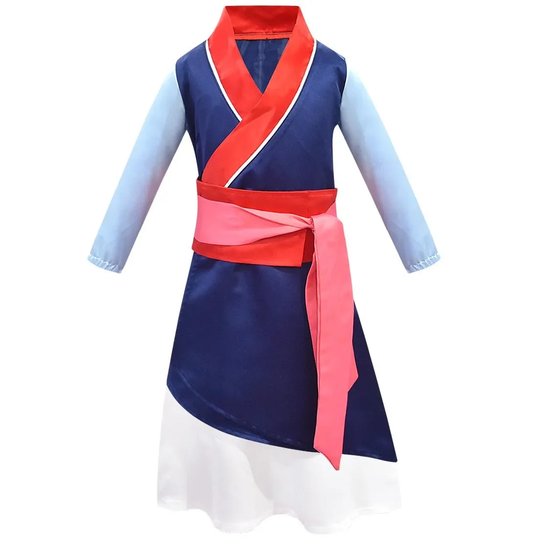 Girl Hua Mulan Princess Costume Children Chinese Hanfu Dress Costumes of Ancient Chinese Person Halloween Carnival Clothing