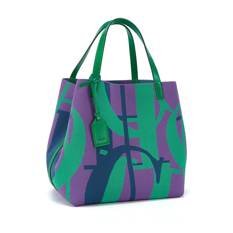 Fashion Retro Design New Women's Handbag Shopping Holiday Tourism High Capacity Handbag