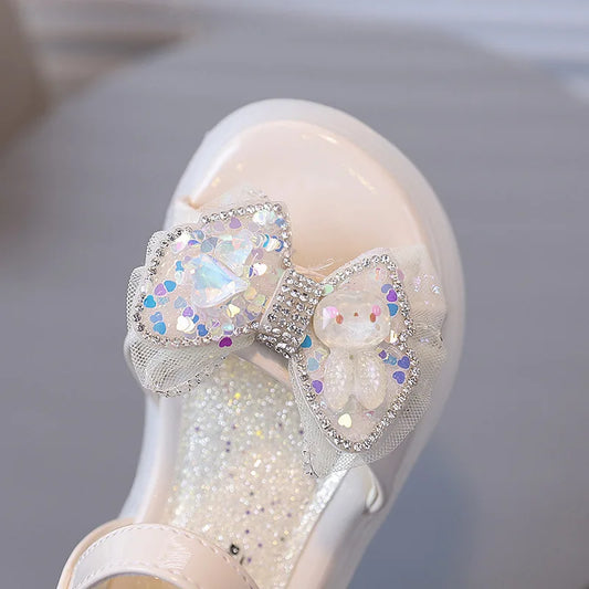 Kids From 2-9 Years Princess Shoes Summer Girls Sandals Casual School Kids Shoe Outdoor Beach Sandal Children's Student sneaker