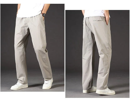 95%Cotton Men's Cargo Pants Summer Work Wear Spring New In Large Size Casual Climbing Joggers Sweatpants Hombre Autumn Trousers