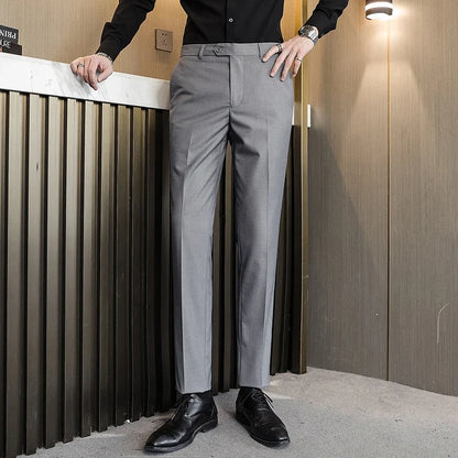Bright Red Men's Suit Pants, Asian Size Business/office Formal Trousers, Available in Blue, Black, Purple, Gray, Khaki, Green.