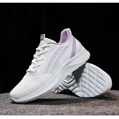 Women's Breathable Mesh Sneakers Platform Sole Korean Style Spring Casual Sports Shoe Plus Size Orthopedic  Height Walking Shoes