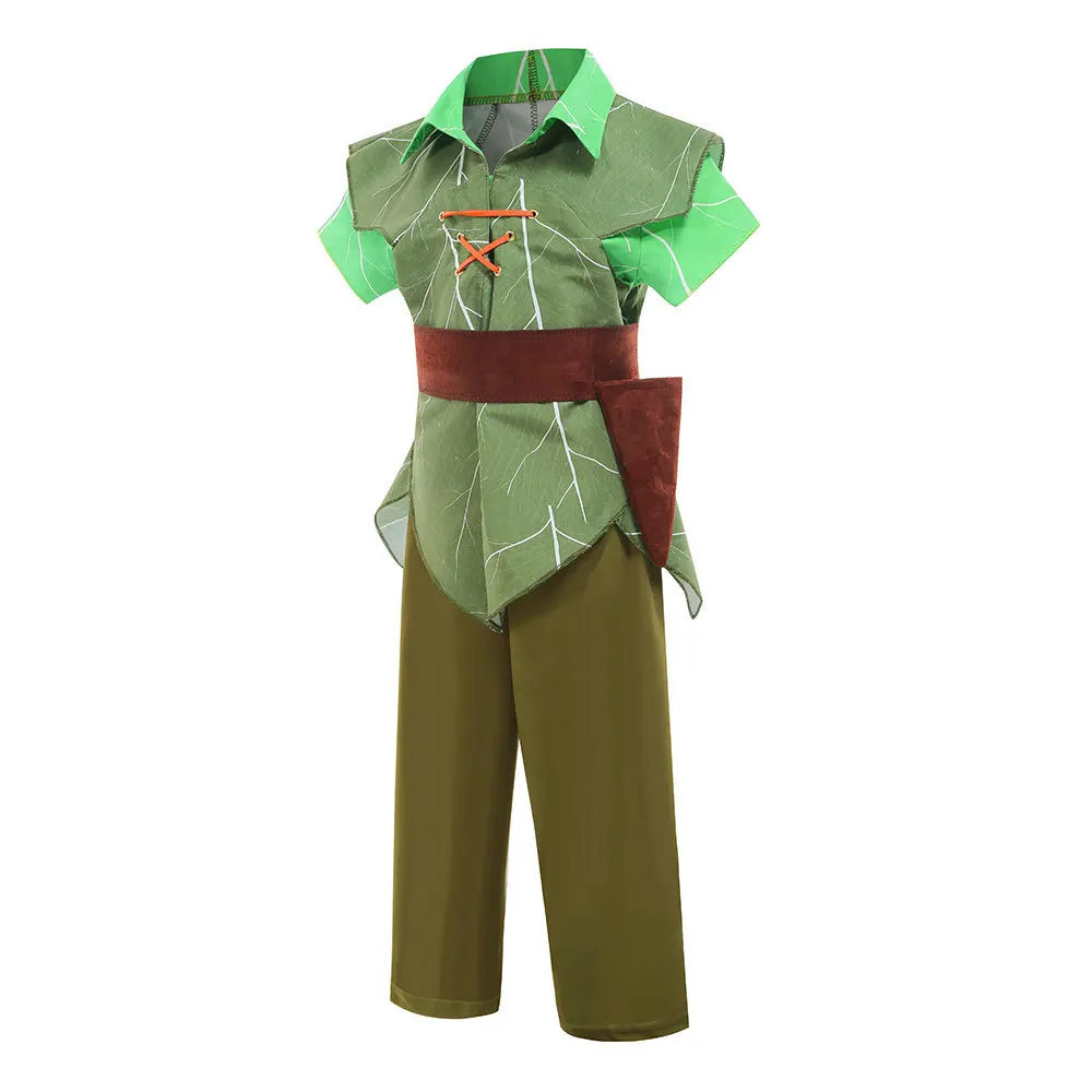 Green Elf Peter Pan Performance Costume Peter Pan Christmas Kids Party Boys Dress Up