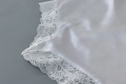 Summer Lace Satin Skirt For Women High Waist Printed Patchwork Slim Ruffled Casual Commute Clothes Female Y2k Skirt 2025