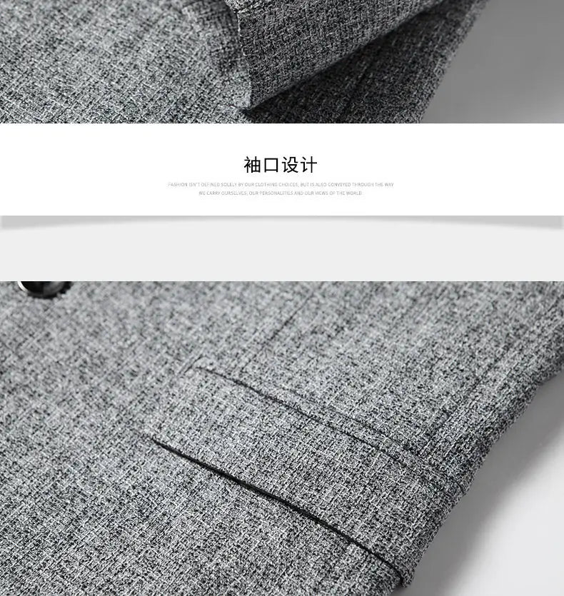 2026 Spring New Arrival Men's Business Casual Blazer High Quality Suit Jacket Comfortable Daily Wear Office Work Outwear