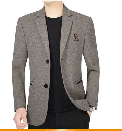 Brand 2026 Spring Business Blazer for Men Solid Autumn Casual Men's Jacket Blazer Fashion Single Breasted Suits Mens