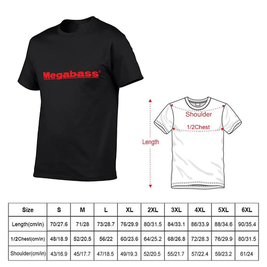 MEGABASS T-Shirt cute clothes oversizeds black t shirts for men
