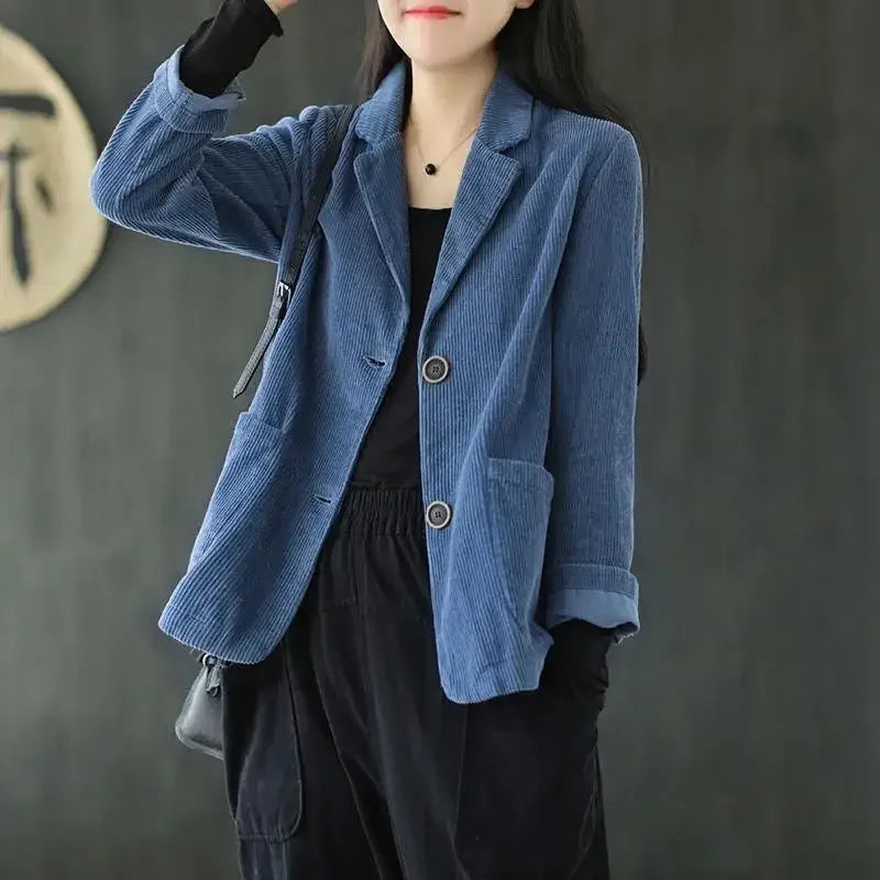 Female Crop Coats and Jackets Solid Long Sleeve On Promotion Women's Short Blazers Korean Fashion Luxury Clothing Sale Outerwear