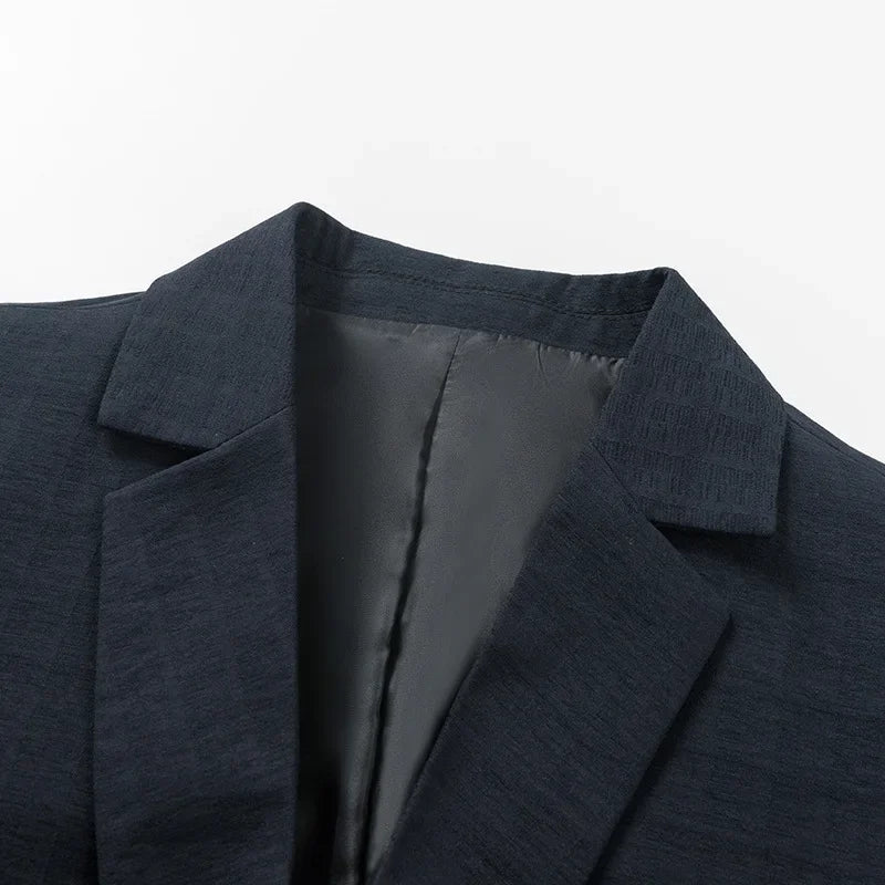 Spring Summer Men's Thin Blazers Jackets High Quality Male Breathable Suits Outwear Man Business Casual Slim Fit Suits Coats