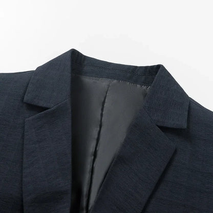 Spring Summer Men's Thin Blazers Jackets High Quality Male Breathable Suits Outwear Man Business Casual Slim Fit Suits Coats