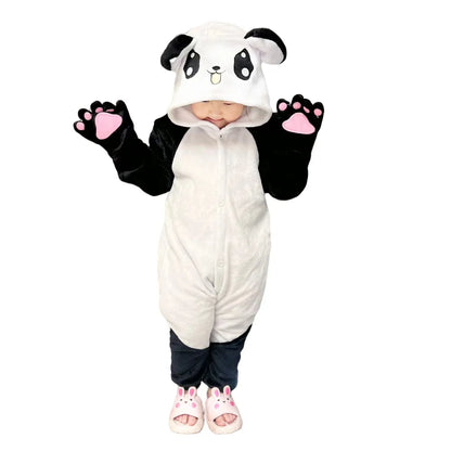 Cartoon Kigurumi For Kids Animal Onesies Children Pyjamas Halloween Cosplay Costumes