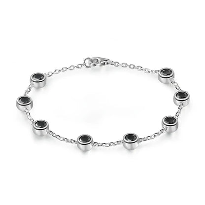 4mm 0.3CT Full Moissanite Tennis Bracelets For Women S925 Silver Plated 18K Gold Hand Chain Fine Jewelry with certificate