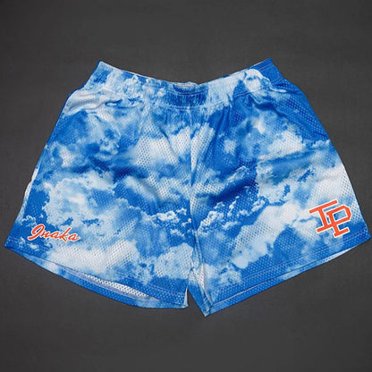 Mens Clothing IP Trend Casual Shorts Summer Fitness Sports Mesh Breathable Quick Dry Short Pants Man Beach Basketball Sweatpants